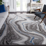 Safavieh Craft 10'-6" x 14'-0" Rug in Grey / Blue