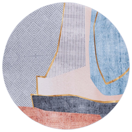 Safavieh Tacoma 6'-0" x 6'-0" Rug in Beige / Blue