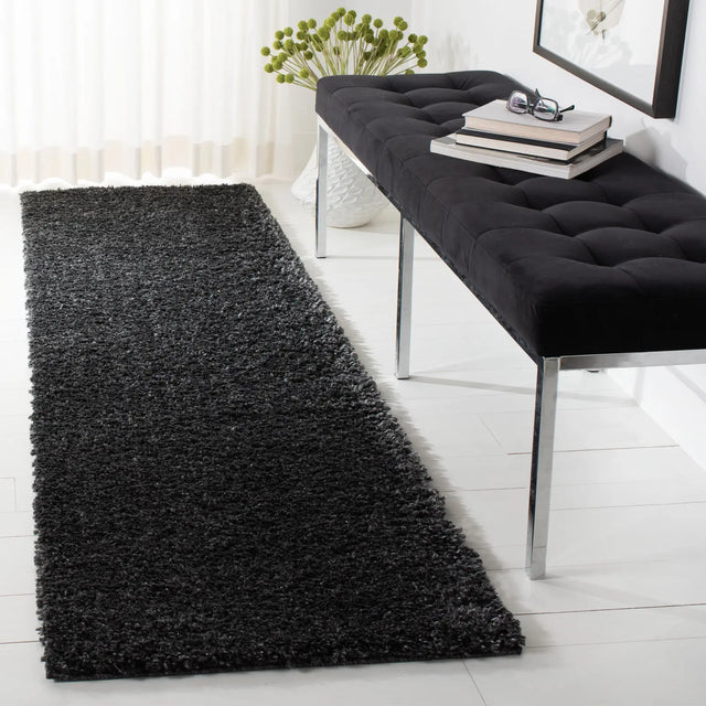 Safavieh August Shag 900 2'-3" x 10'-0" Rug in Charcoal