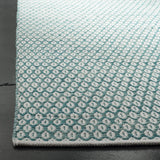 Safavieh Montauk 4'-0" x 6'-0" Rug in Aqua / Ivory