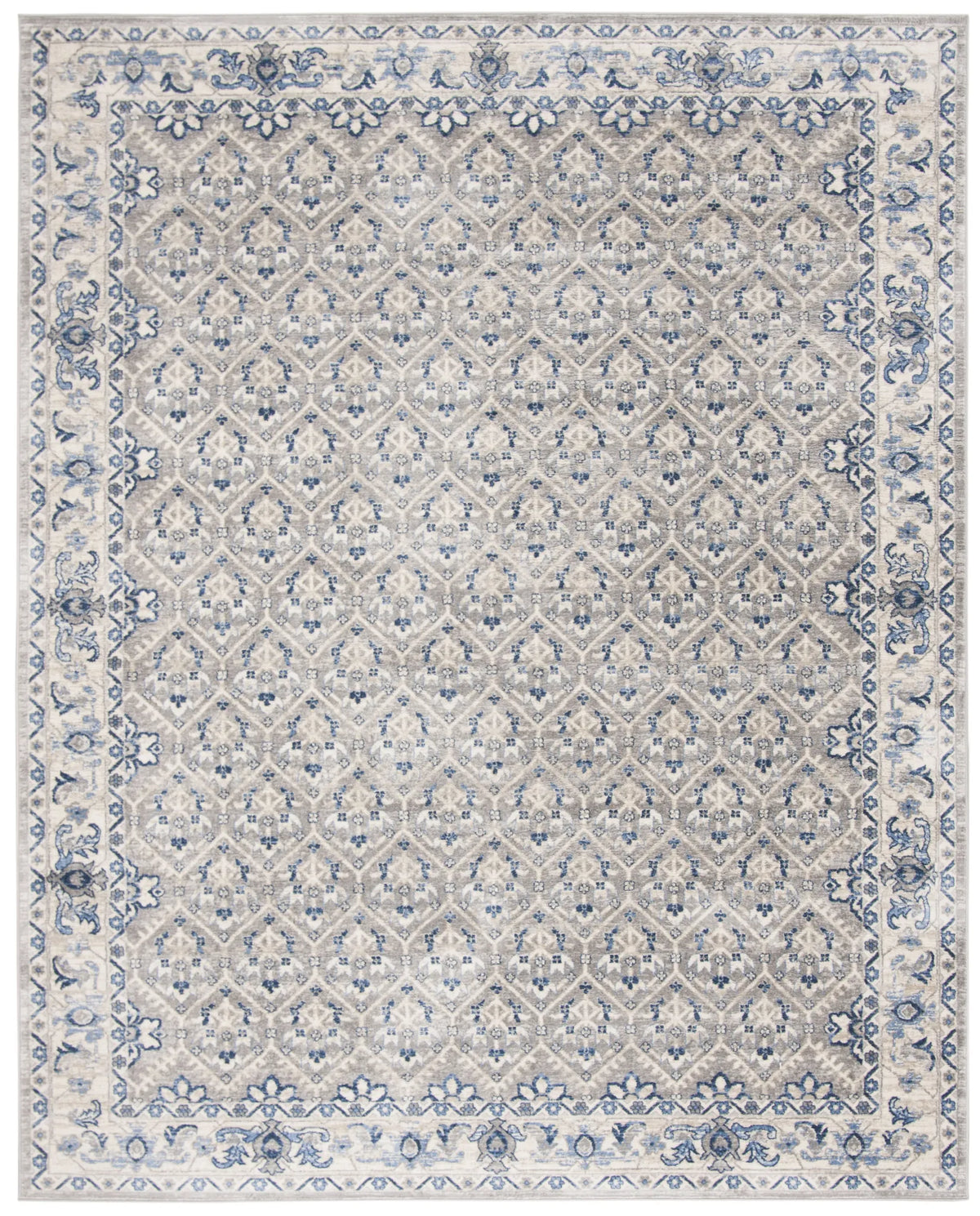 Safavieh Brentwood 10'-0" x 13'-0" Rug in Light Grey / Blue
