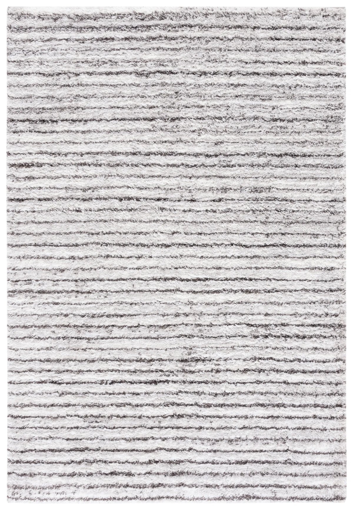Safavieh Berber Shag 4'-5" x 6'-5" Rug in Grey / Dark Grey