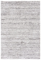 Safavieh Berber Shag 4'-5" x 6'-5" Rug in Grey / Dark Grey