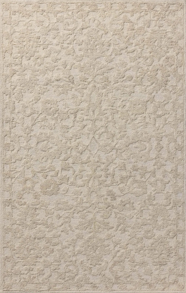 Loloi Prudence PRU-01 Cream / Ivory Hand Tufted Rug - main flat