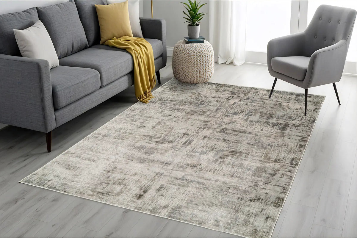 Dynamic Rugs Castilla 3555 Ivory/Grey Rugs - Room