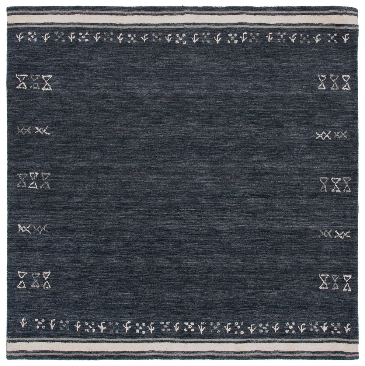 Safavieh Himalaya 6'-0" x 6'-0" Rug in Charcoal