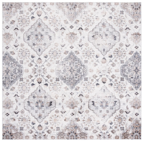 Safavieh Shivan 100 6'-7" x 6'-7" Rug in Ivory / Grey