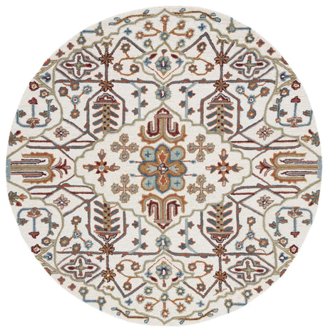 Safavieh Heritage 6'-0" x 6'-0" Rug in Ivory / Grey