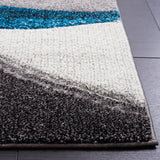 Safavieh Hollywood 4'-0" x 6'-0" Rug in Grey / Turquoise