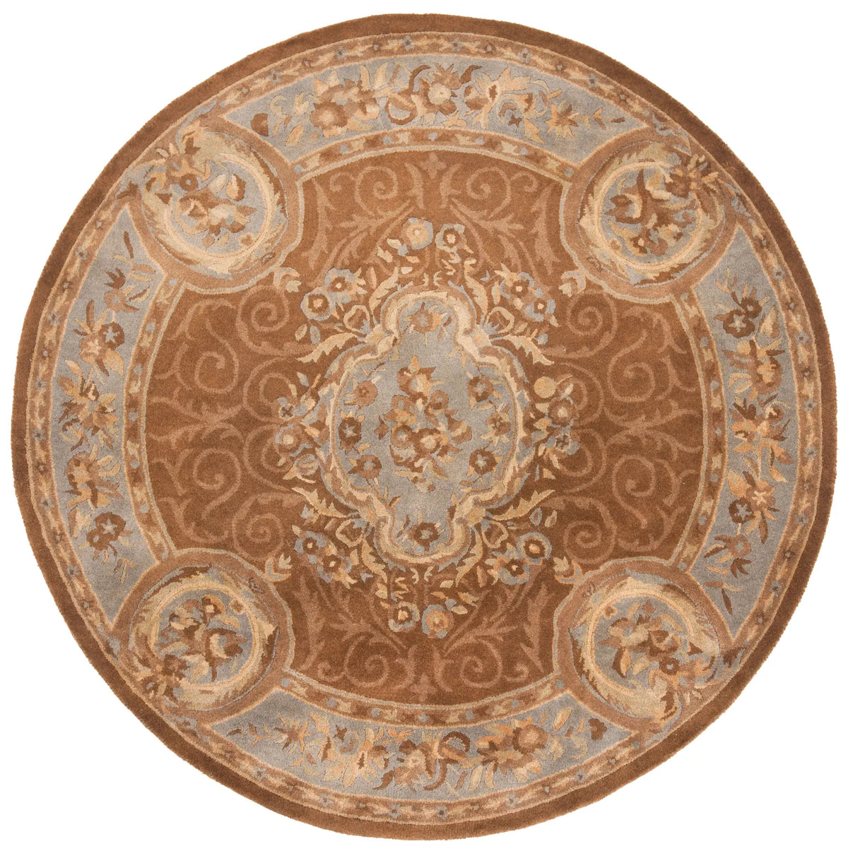 Safavieh Empire 6'-0" x 6'-0" Rug in Blue / Brown