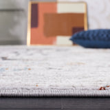 Safavieh Meadow 500 4'-0" x 6'-0" Rug in Light Grey / Black