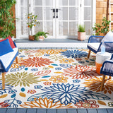 Safavieh Cabana 10'-0" x 14'-0" Rug in Creme / Red
