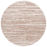Safavieh Rumi Shag 6'-7" x 6'-7" Rug in Ivory / Beige