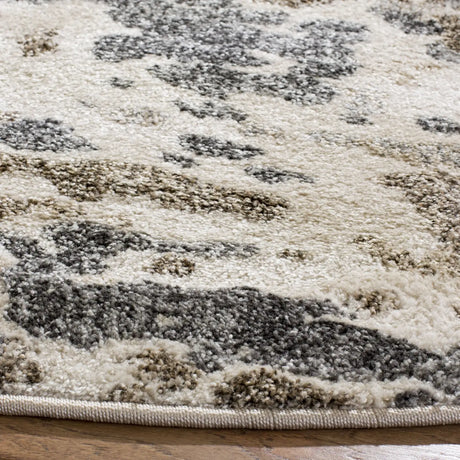 Safavieh Spirit 100 6'-7" x 6'-7" Rug in Taupe / Ivory