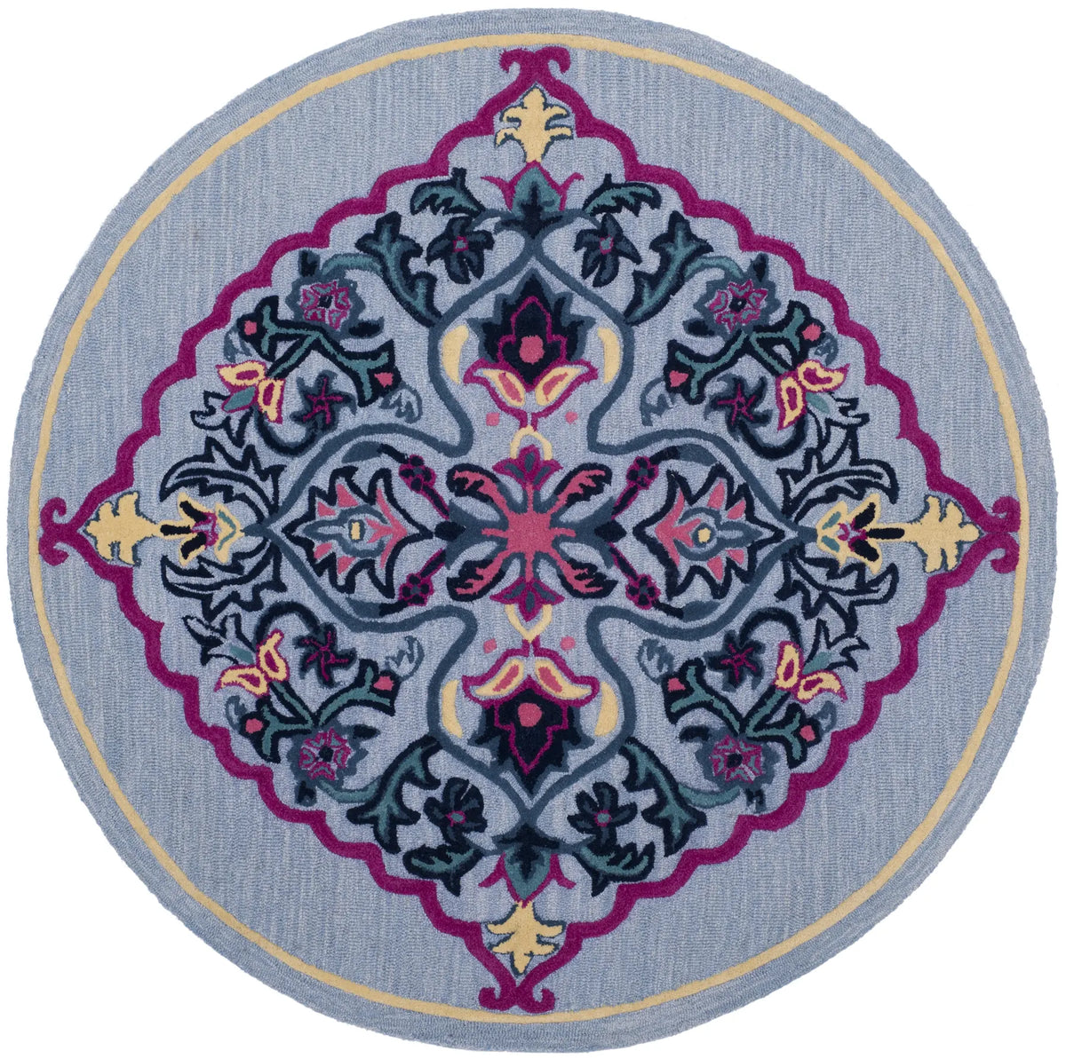 Safavieh Bellagio 5'-0" x 5'-0" Rug in Blue / Multi