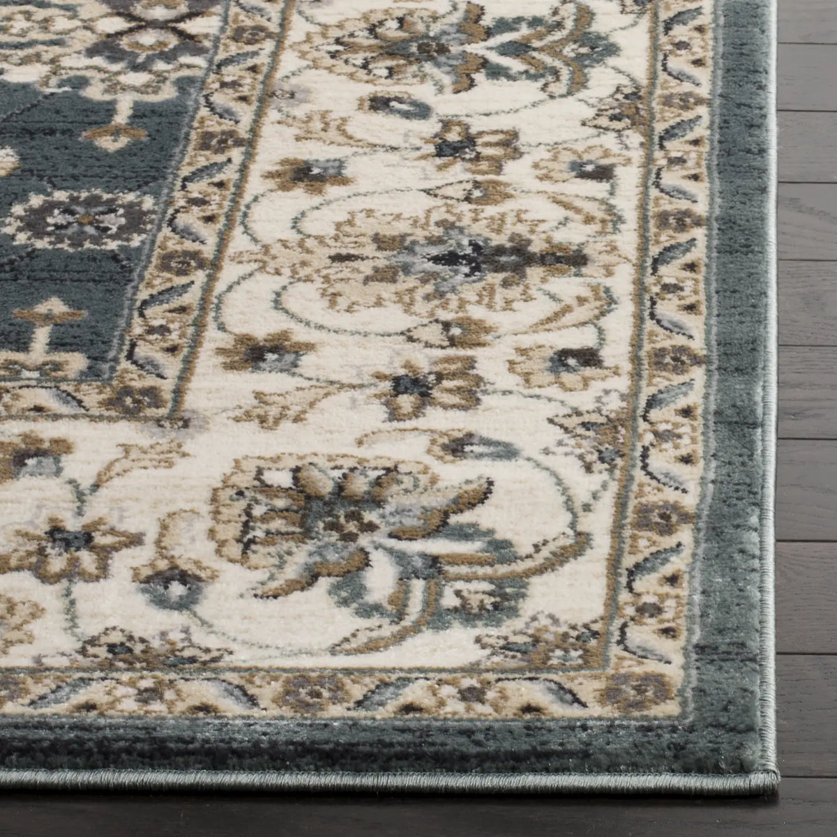 Safavieh Lyndhurst 6'-0" x 9'-0" Rug in Teal / Cream