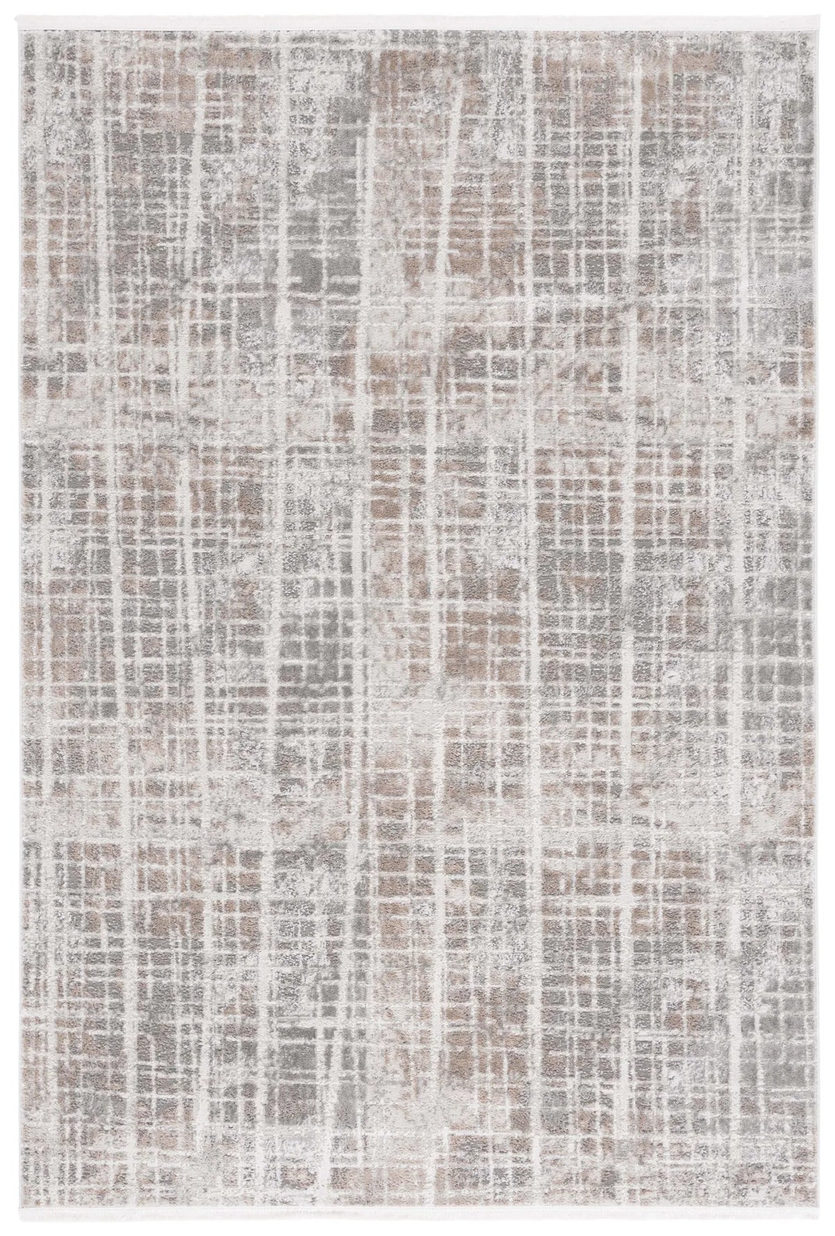 Safavieh Mila 4'-0" x 6'-0" Rug in Beige / Ivory Grey