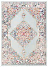 Safavieh Monaco 4'-0" x 5'-7" Rug in Ivory / Turquoise