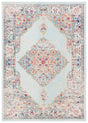 Safavieh Monaco 4'-0" x 5'-7" Rug in Ivory / Turquoise