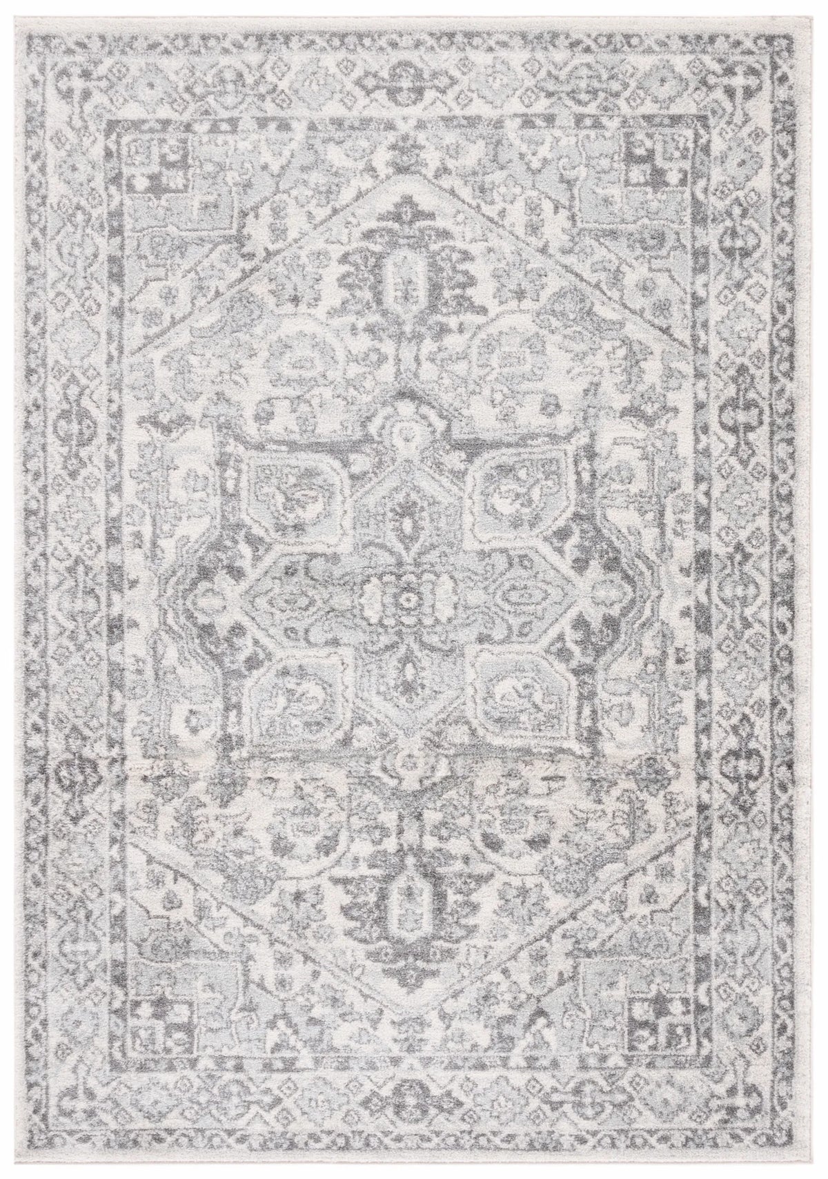 Safavieh Tulum 4'-0" x 6'-0" Rug in Ivory / Grey