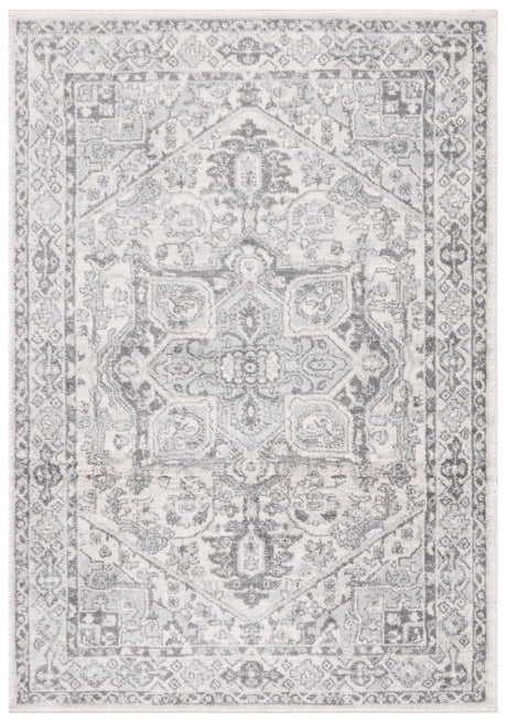 Safavieh Tulum 4'-0" x 6'-0" Rug in Ivory / Grey