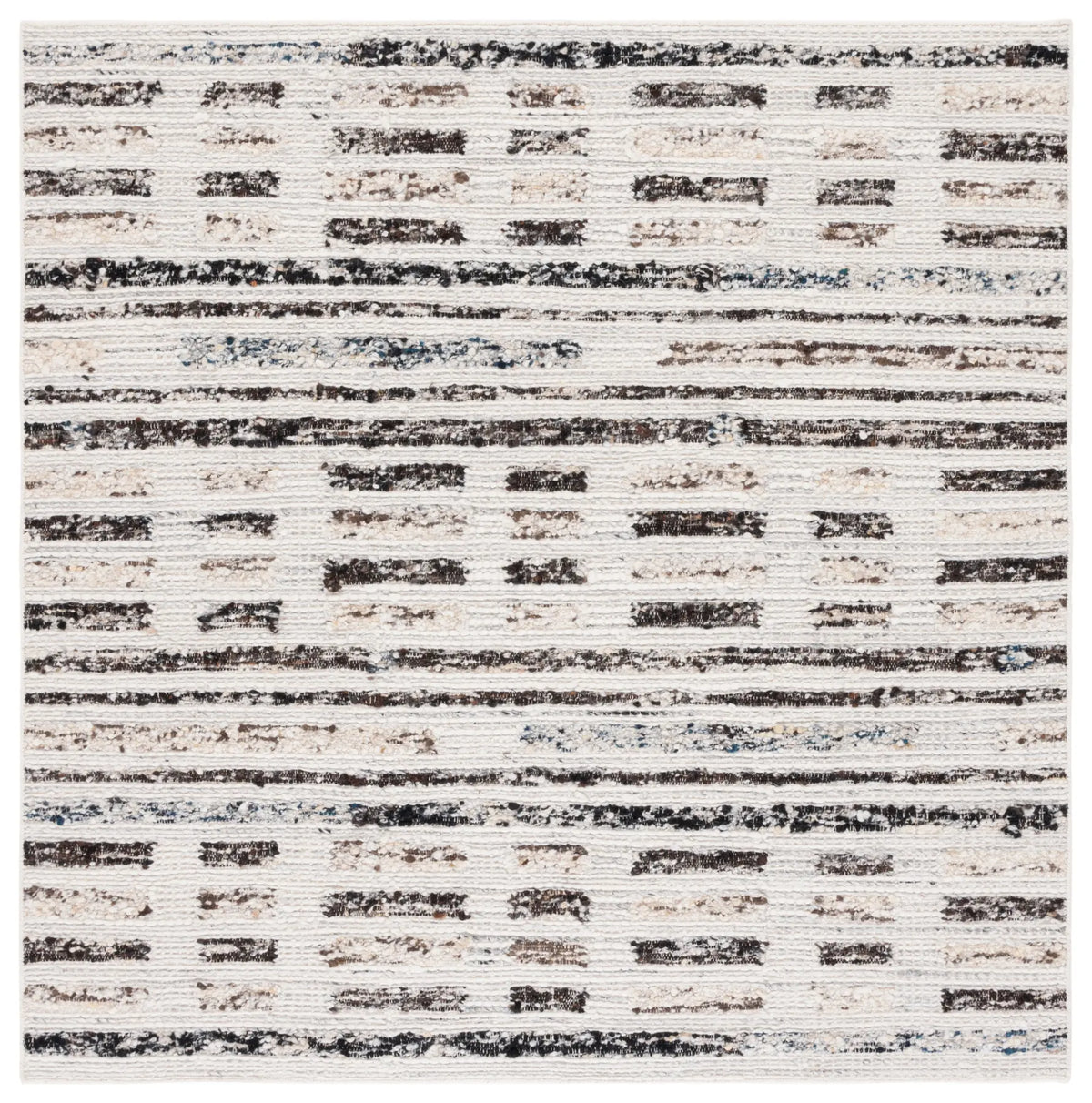 Safavieh Manhattan 6'-0" x 6'-0" Rug in Ivory / Dark Brown