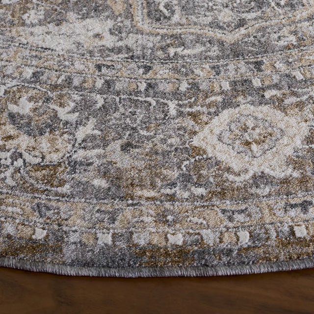 Safavieh Finley 6'-7" x 6'-7" Rug in Grey / Beige