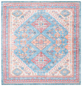 Safavieh Saffron 6'-0" x 6'-0" Rug in Blue / Rust