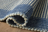 Loloi Sigrid SIG-03 Indigo / Ivory Rug - pile height