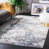Safavieh Meadow 500 4'-0" x 6'-0" Rug in Grey / Blue