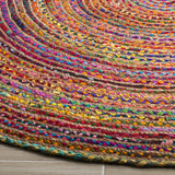 Safavieh Cape Cod 5'-0" x 5'-0" Rug in Red / Multi