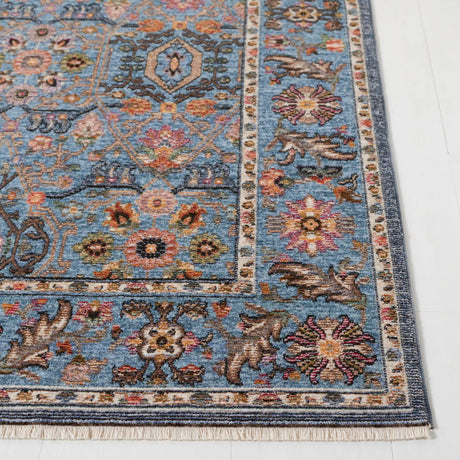 Safavieh Crimson 5'-0" x 7'-0" Rug in Blue / Black