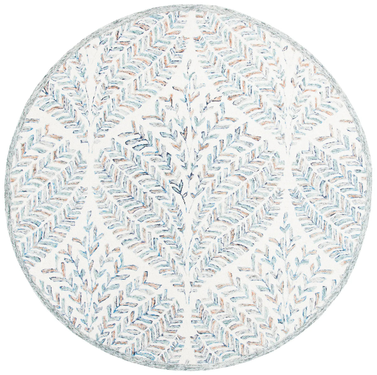 Safavieh Capri 10'-0" x 10'-0" Rug in Ivory / Blue