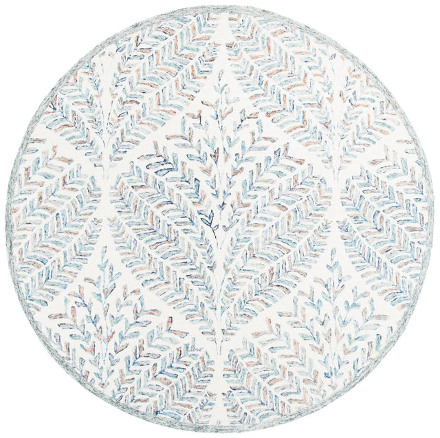 Safavieh Capri 10'-0" x 10'-0" Rug in Ivory / Blue