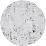 Safavieh Parker 6'-7" x 6'-7" Rug in Light Grey / Black