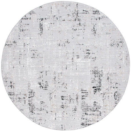 Safavieh Parker 6'-7" x 6'-7" Rug in Light Grey / Black