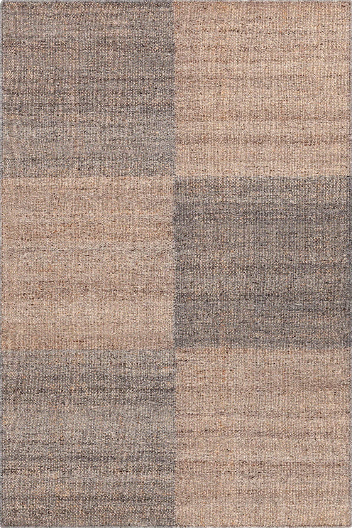 Chandra Hayden HAY-56502 Gray / Tan rug, flat view