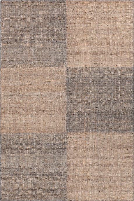 Chandra Hayden HAY-56502 Gray / Tan rug, flat view