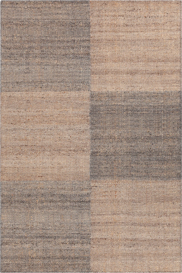 Chandra Hayden HAY-56502 Gray / Tan rug, flat view