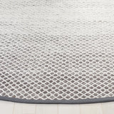 Safavieh Montauk 6'-0" x 6'-0" Rug in Light Grey / Ivory