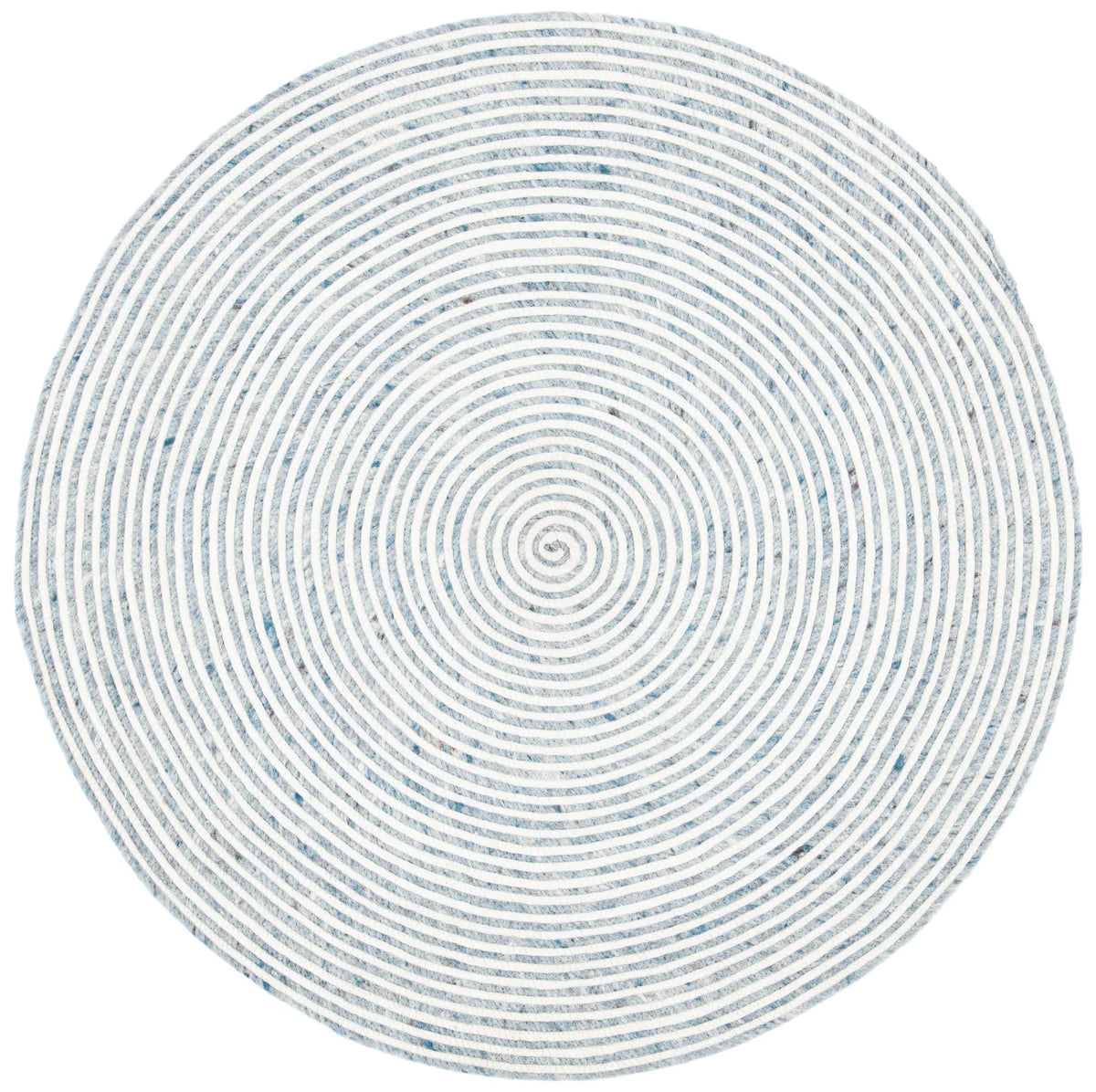 Safavieh Braided 3'-0" x 3'-0" Rug in Grey / Ivory