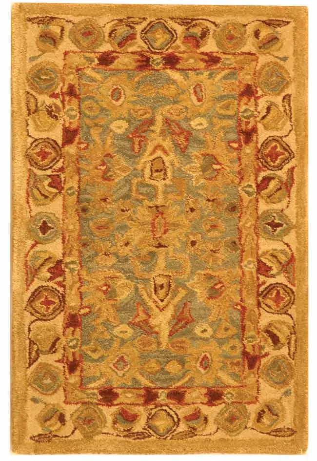 Safavieh Anatolia 2'-0" x 3'-0" Rug in Blue / Ivory