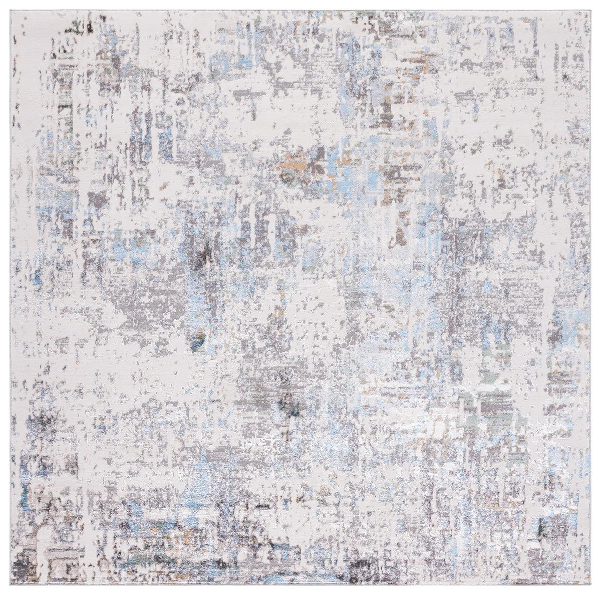 Safavieh Bel Air 6'-7" x 6'-7" Rug in Grey / Blue