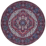 Safavieh Tucson 6'-0" x 6'-0" Rug in Red / Blue