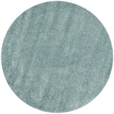 Safavieh Shag 5'-3" x 5'-3" Rug in Light Blue