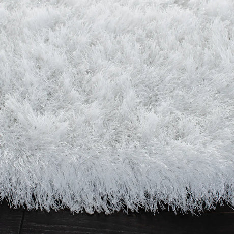 Safavieh Vegas Shag 6'-7" x 6'-7" Rug in Ivory