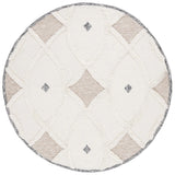 Safavieh Casablanca 6'-0" x 6'-0" Rug in Ivory / Brown