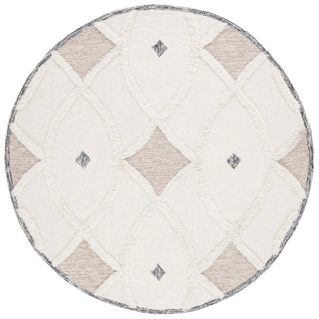 Safavieh Casablanca 6'-0" x 6'-0" Rug in Ivory / Brown