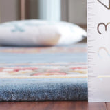 Safavieh Naples 4'-0" x 6'-0" Rug in Light Blue / Ivory
