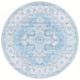 Safavieh Arizona 6'-0" x 6'-0" Rug in Grey / Turquoise